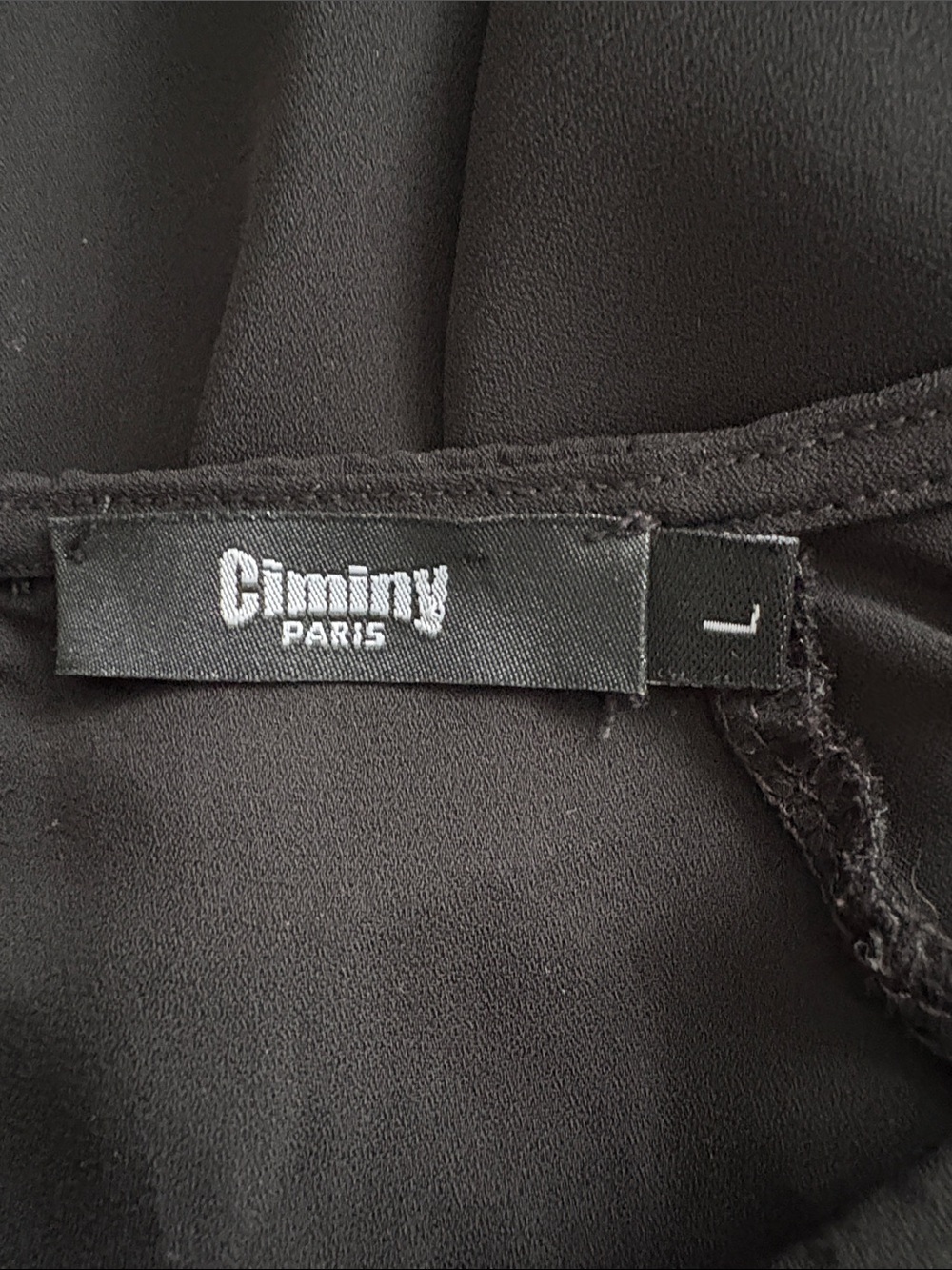 Ciminy Paris Embellished Rhinestone Blouse Size L. - Picture 8 of 9